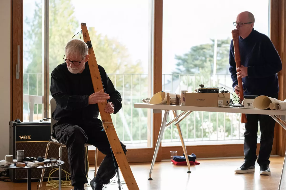 STEVE BERESFORD, MAX EASTLEY & DAVID TOOP W/ OREN AMBARCHI & CRYS COLE
