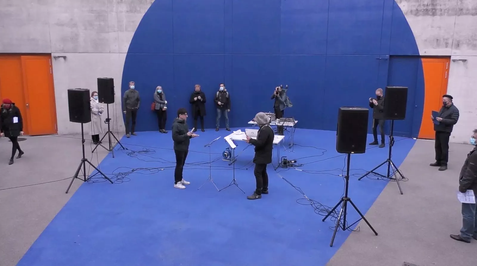 "Mécanique Céleste", Anthony Pateras, HEIG-VD, Yverdon-le-Bains, 2020, editing Pierre-Yves Mingard, Nicéphore Productions
