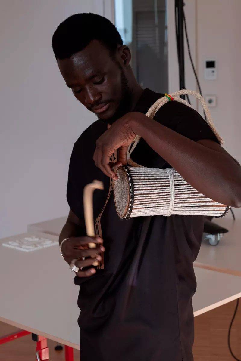 Alioune Thiam, 2025, photo Aurélien Haslebacher